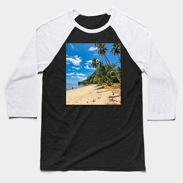 Panaraga Beach, Barobo, Surigao del Sur, Mindanao, Philippines Baseball T-Shirt by Upbeat Traveler